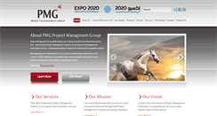 Desktop Screenshot of pmguae.com